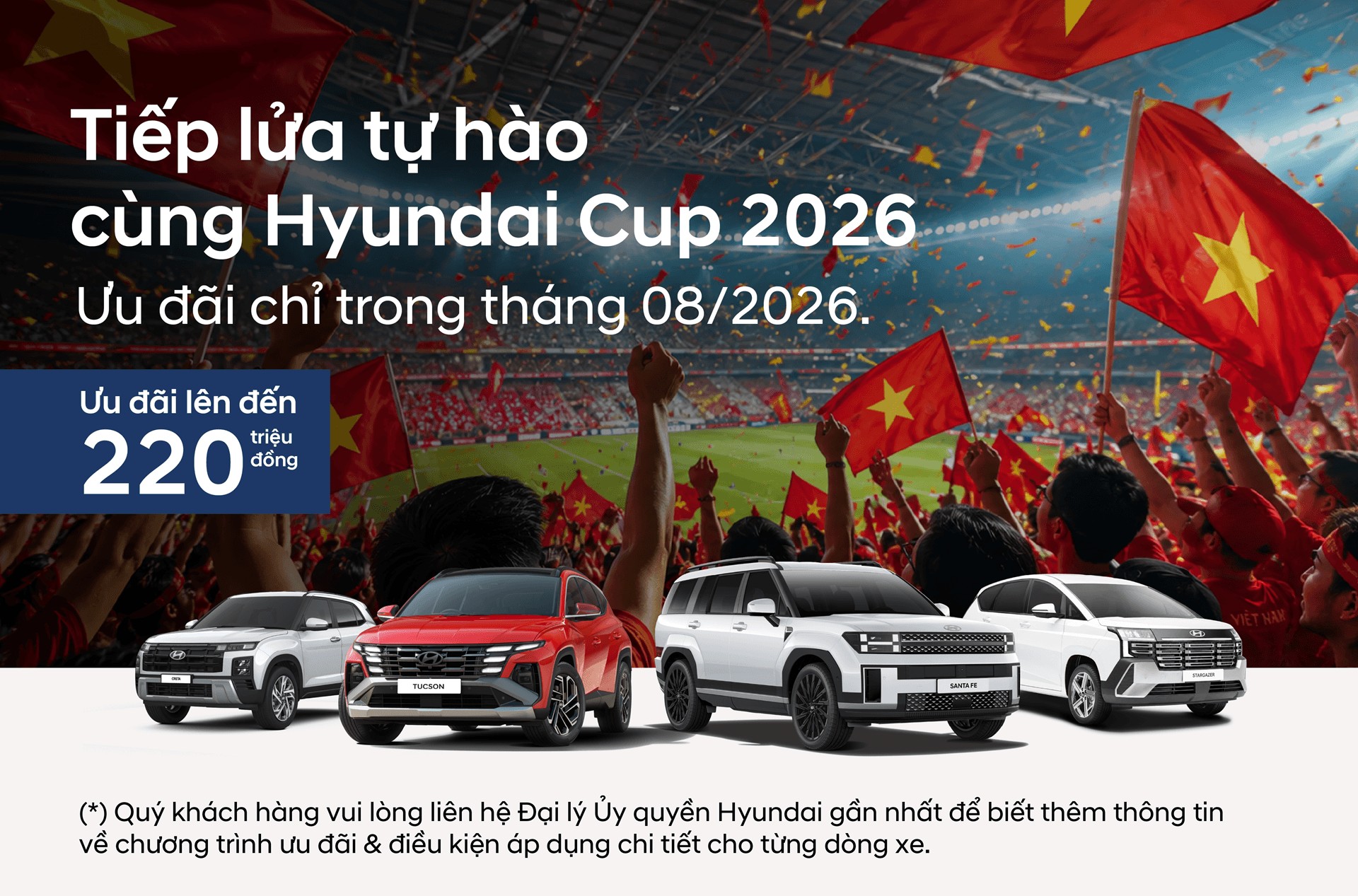 HYUNDAI THÀNH CÔNG THÁI BÌNH TRIỂN KHAI CHƯƠNG TRÌNH ƯU ĐÃI THÁNG 8 – GIÁ TRỊ ƯU ĐÃI LÊN TỚI 220 TRIỆU ĐỒNG